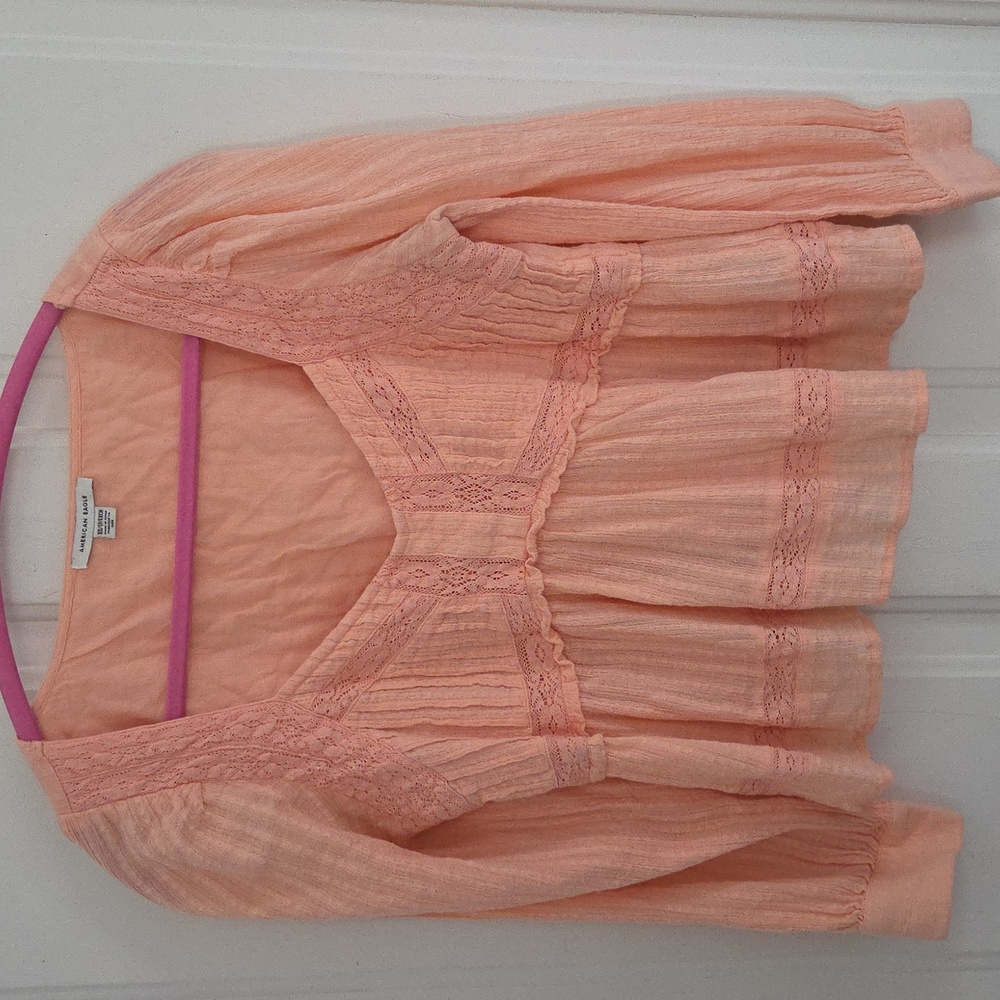AE Peachy Babydoll Long Sleeved Top - Picture 5 of 11